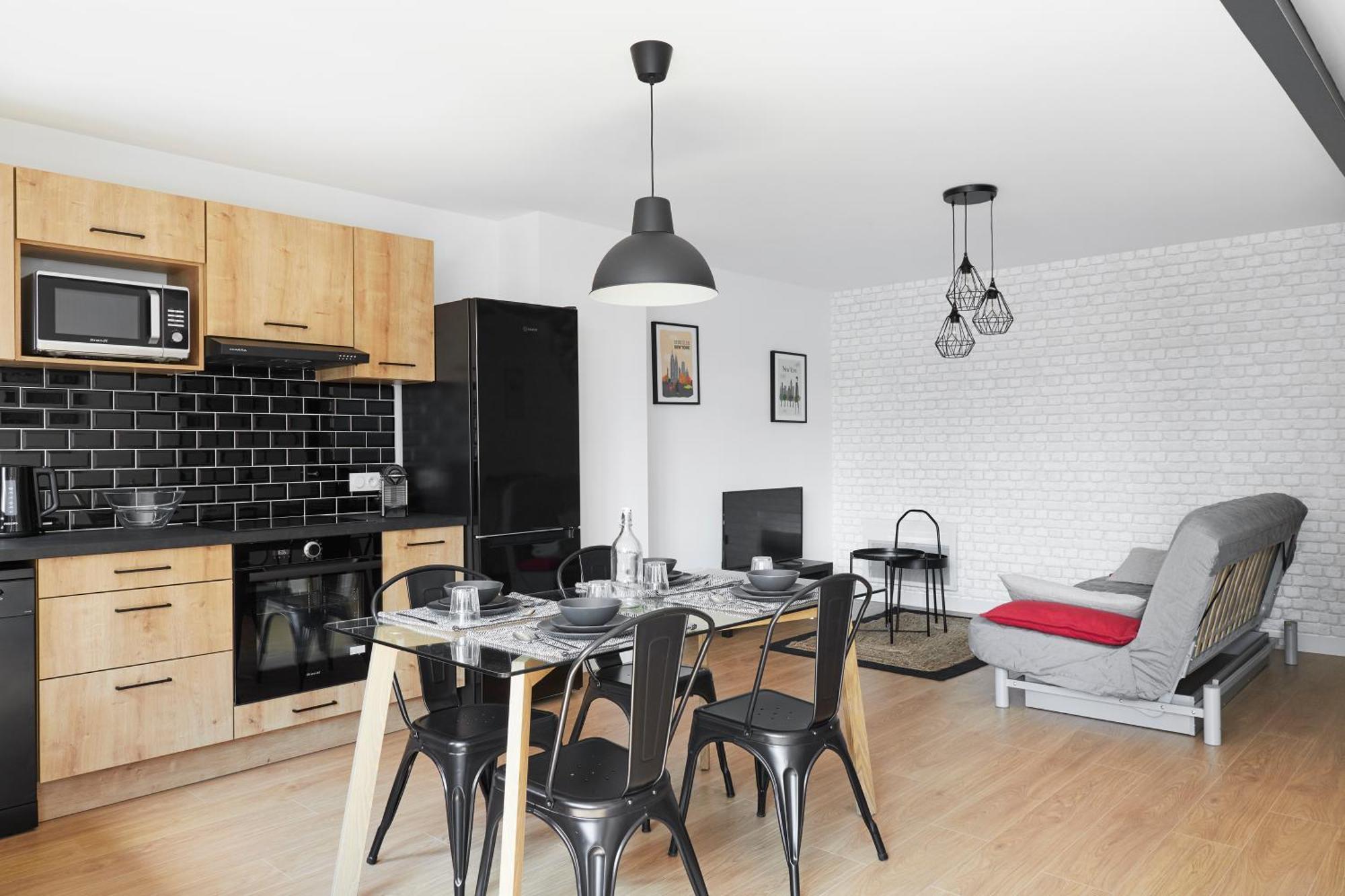Апартаменти New-York New-York : Fibre Wifi/Linge/Parking Шатобріан Екстер'єр фото